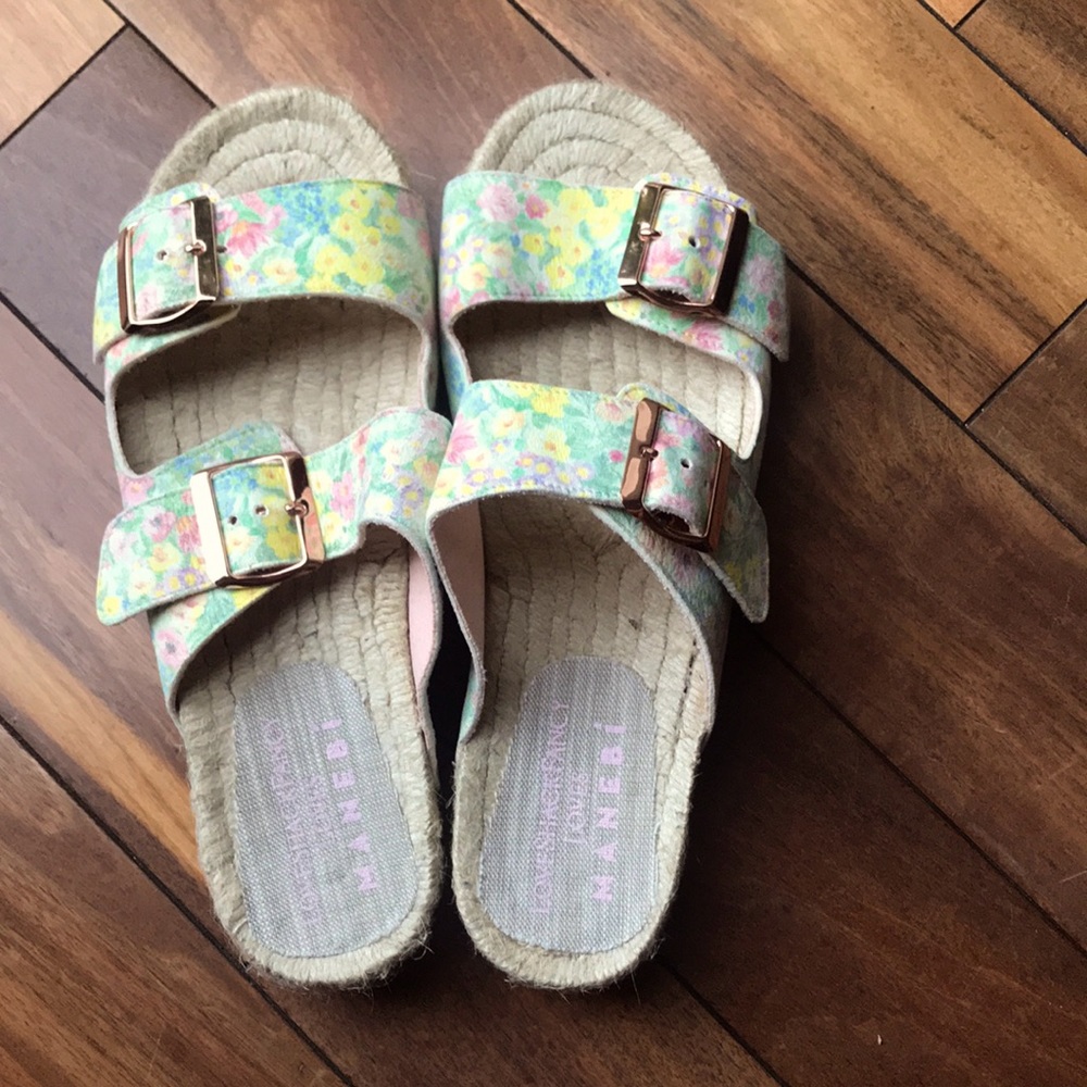 Love Shack Fancy x Manebi Sandals